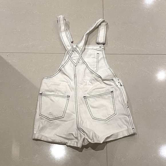 white overalls with black lining - Picture 2 of 3